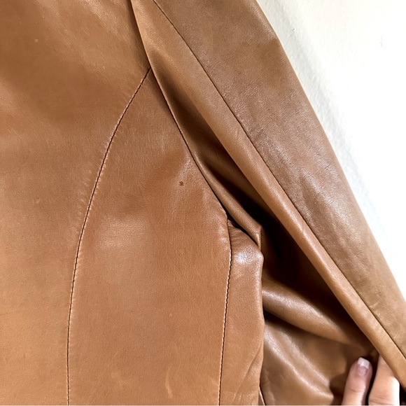 Pioneer Wear Vintage Leather Western Blazer Jacket Coat 42 - Picture 15 of 15